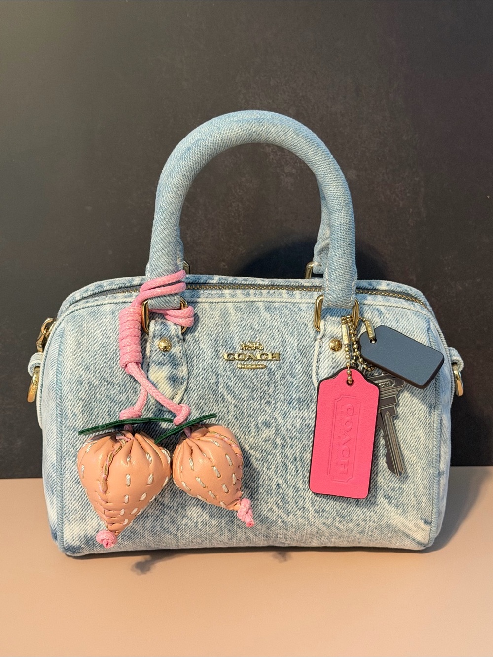 Coach MINI Denim Rowan